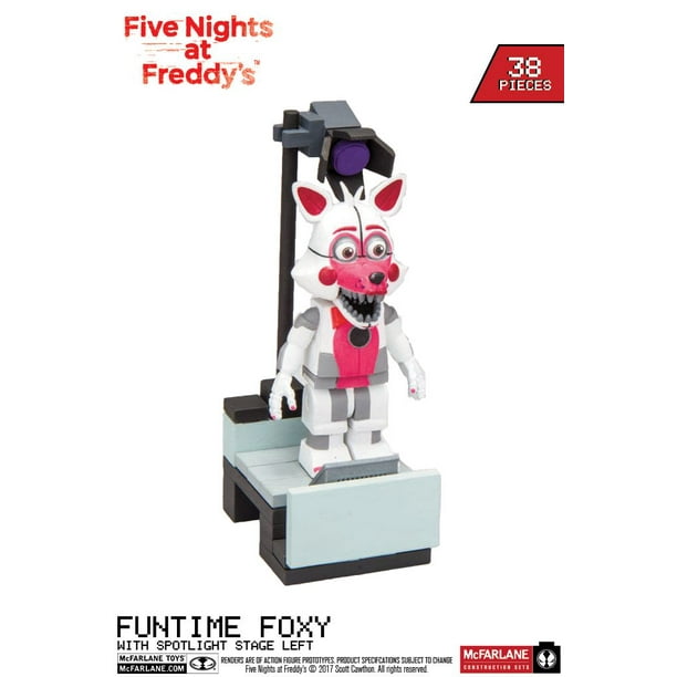 Five Nights at Freddy's Funtime Foxy avec le coté gauche de la scène