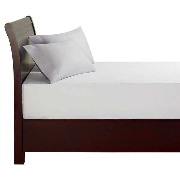 Lot De 2 Taies D'oreiller De Taille Standard, 50 X 75 Cm, 100 % Coton, 400 Fils Au Pouce Carré, Design Ouvert, Rafraîchissantes Et Respirantes