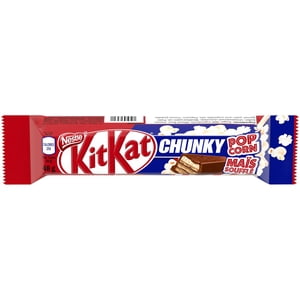 NESTLÉ KITKAT Chunky Popcorn Barre de cire 48 g