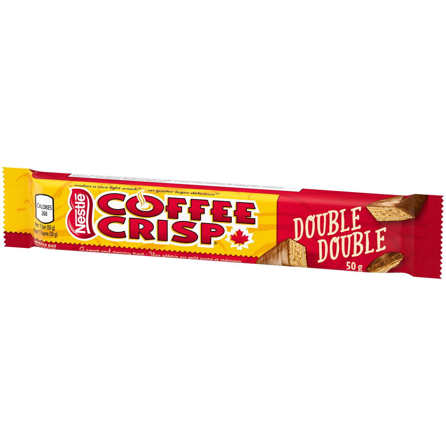 NESTLÉ COFFEE CRISP Double Double Wafer Bar 50 g, CRISP Double Double Wafer Bar (50 g)