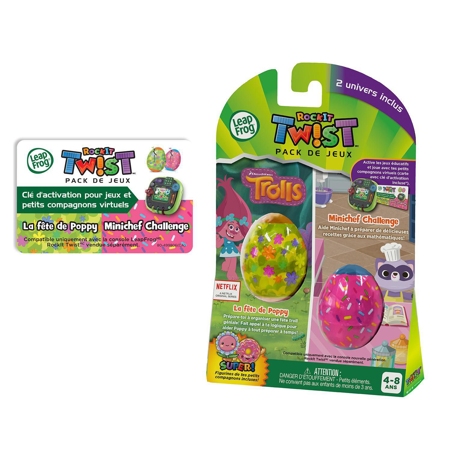LeapFrog RockIt Twist Trolls Party Time With Poppy And Cookie's Sweet Treat NEW 