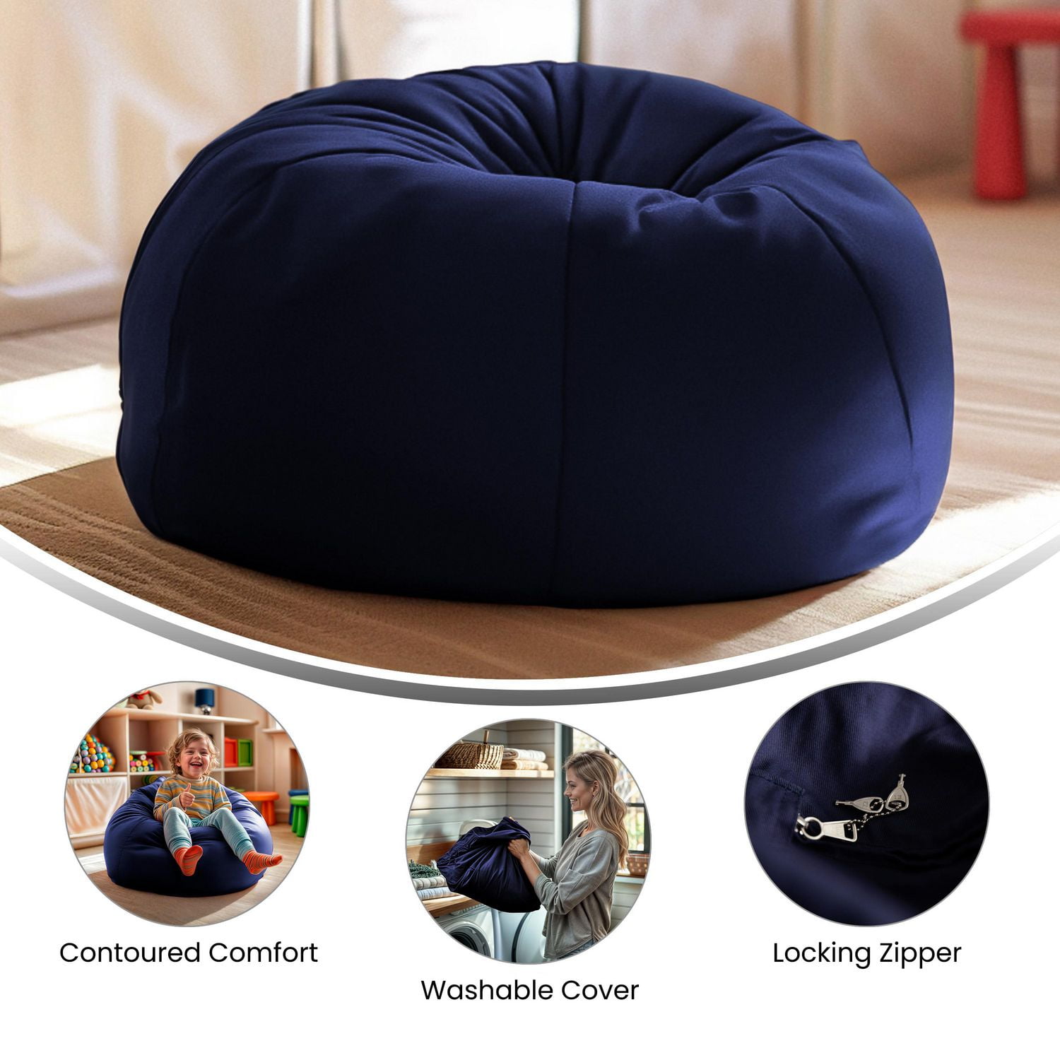 Kids bean bag chairs walmart discount