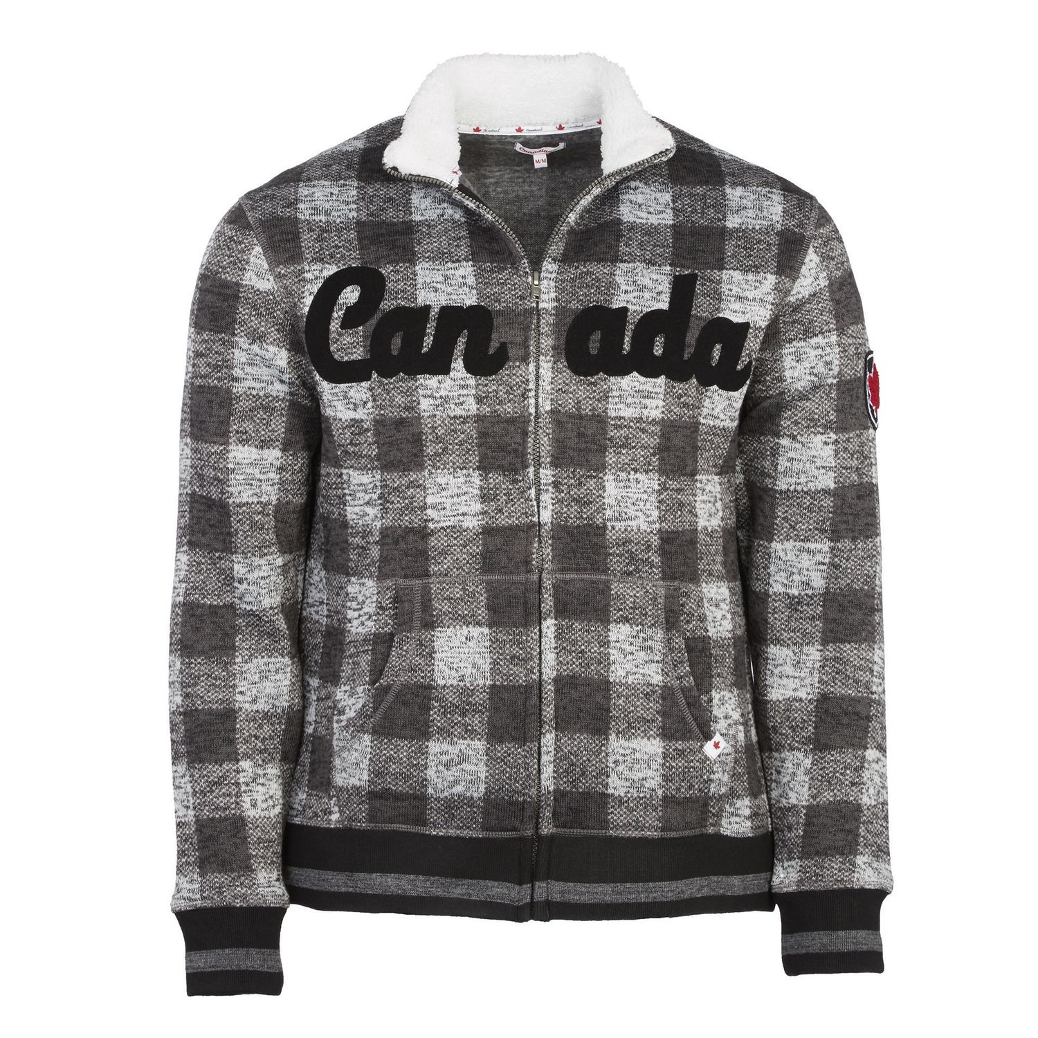 Canadiana Men’s Zipped Sweater Walmart Canada