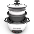 thumbnail image 2 of BLACK+DECKER 28-Cup Rice Cooker and Steamer Basket, 2 of 9