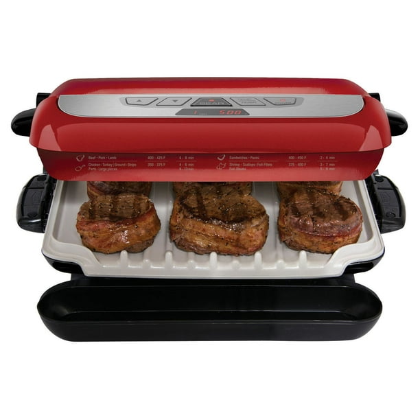 George Foreman 5-Serving Multi-Plate Evolve Grill System, Black - GRP4 —  Beach Camera