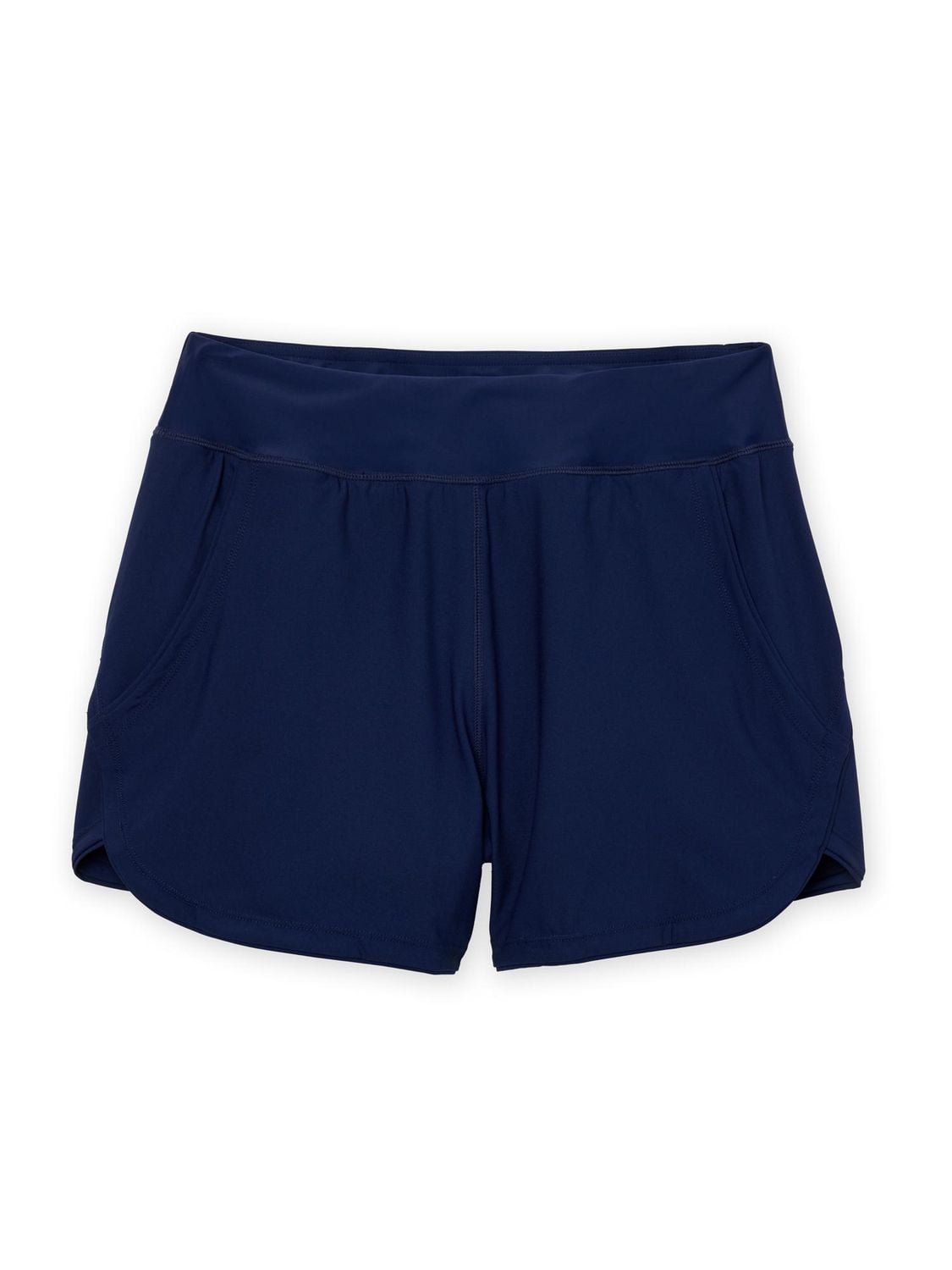 Lands' End Women's Size S-XXL Recycled Polyester Spandex Board Short with Pockets