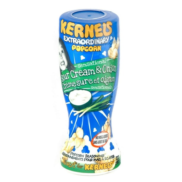 Assaisonnement à la crème sure et oignon pour maïs à éclater de Kernels 110 g