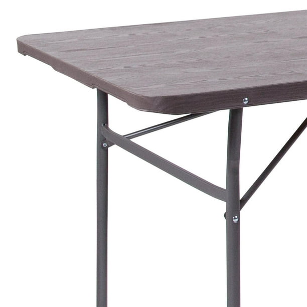 Lifetime Commercial Folding Table, 72L x 30W x 29H, Black