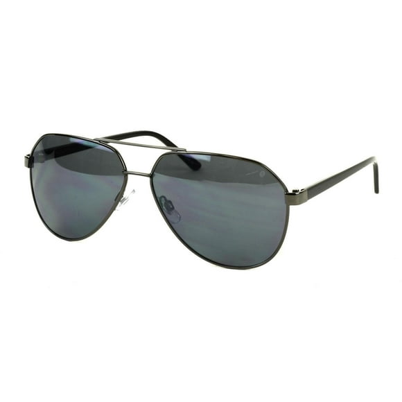 George Mens Aviator Dark Gun Sunglasses
