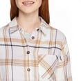 thumbnail image 4 of No Boundaries Women's Oversized Flannel Shirt, 4 of 6