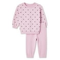 thumbnail image 1 of Ensemble 2 pièces avec chandail en molleton George pour bébés filles, 1 of 2