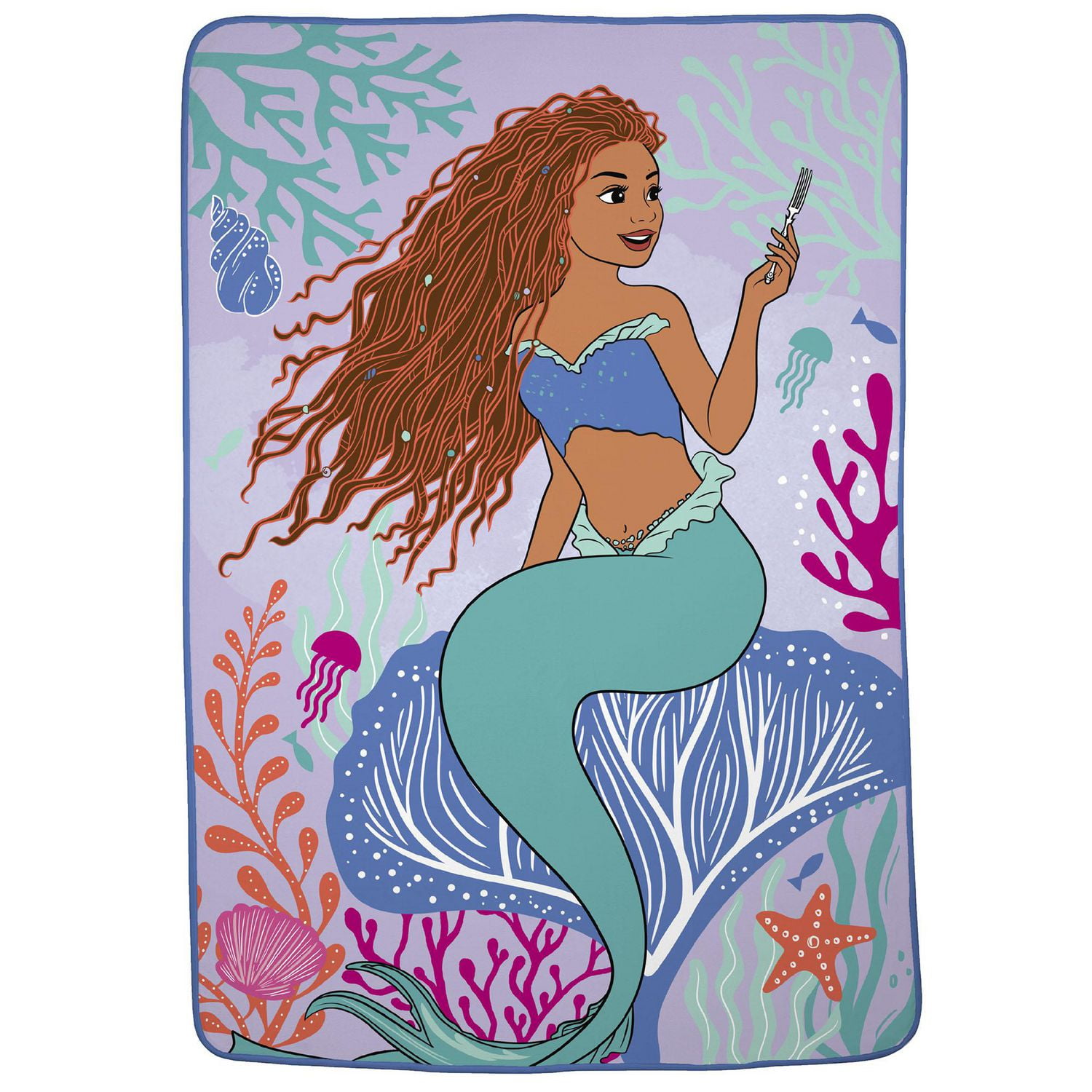 Disney's Little Mermaid Ocean Dreams Blanket, Little Mermaid