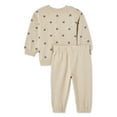thumbnail image 2 of Ensemble 2 pièces avec chandail en molleton George pour bébés filles, 2 of 2