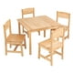 KidKraft Table de ferme et 4 chaises - Coloris naturel – image 1 sur 5