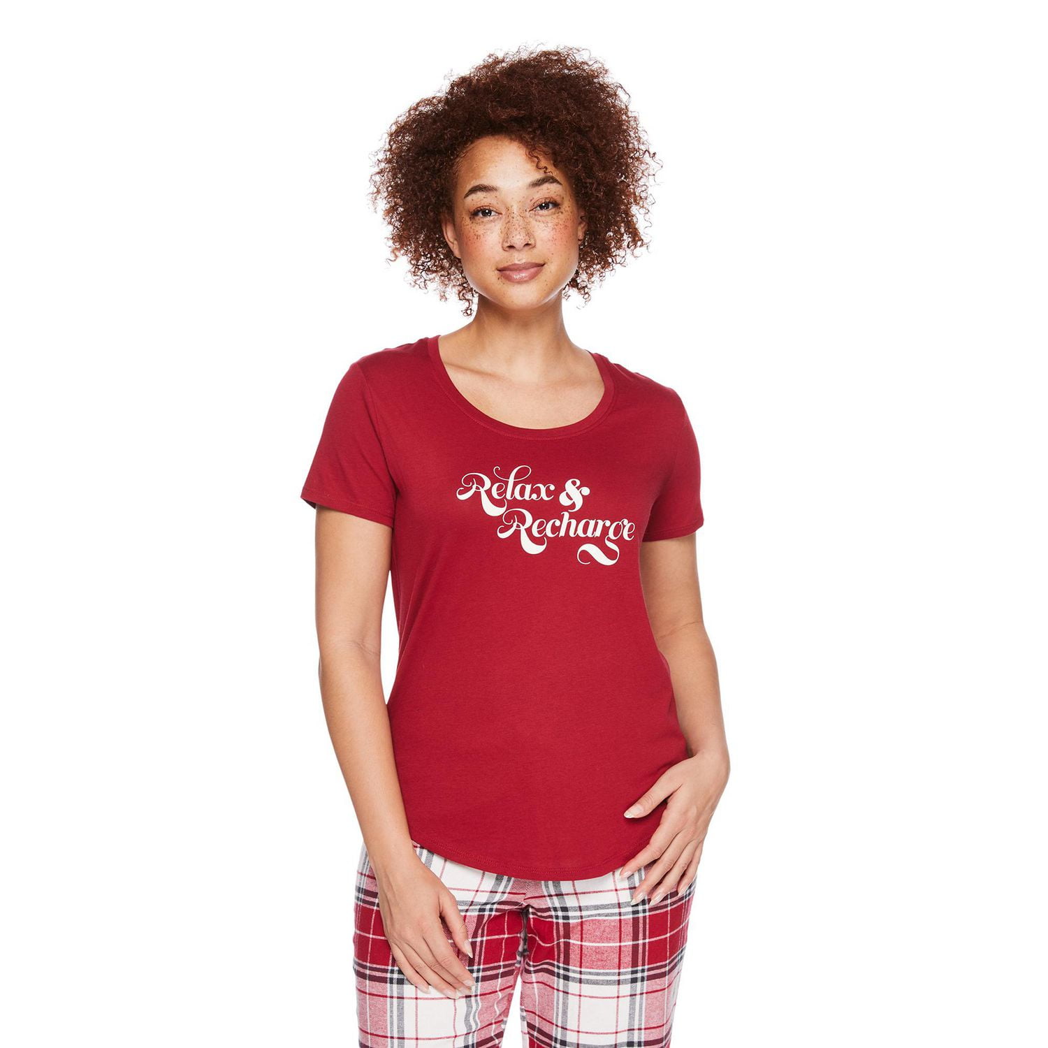 T-shirt de nuit à encolure dégagée George pour femmes