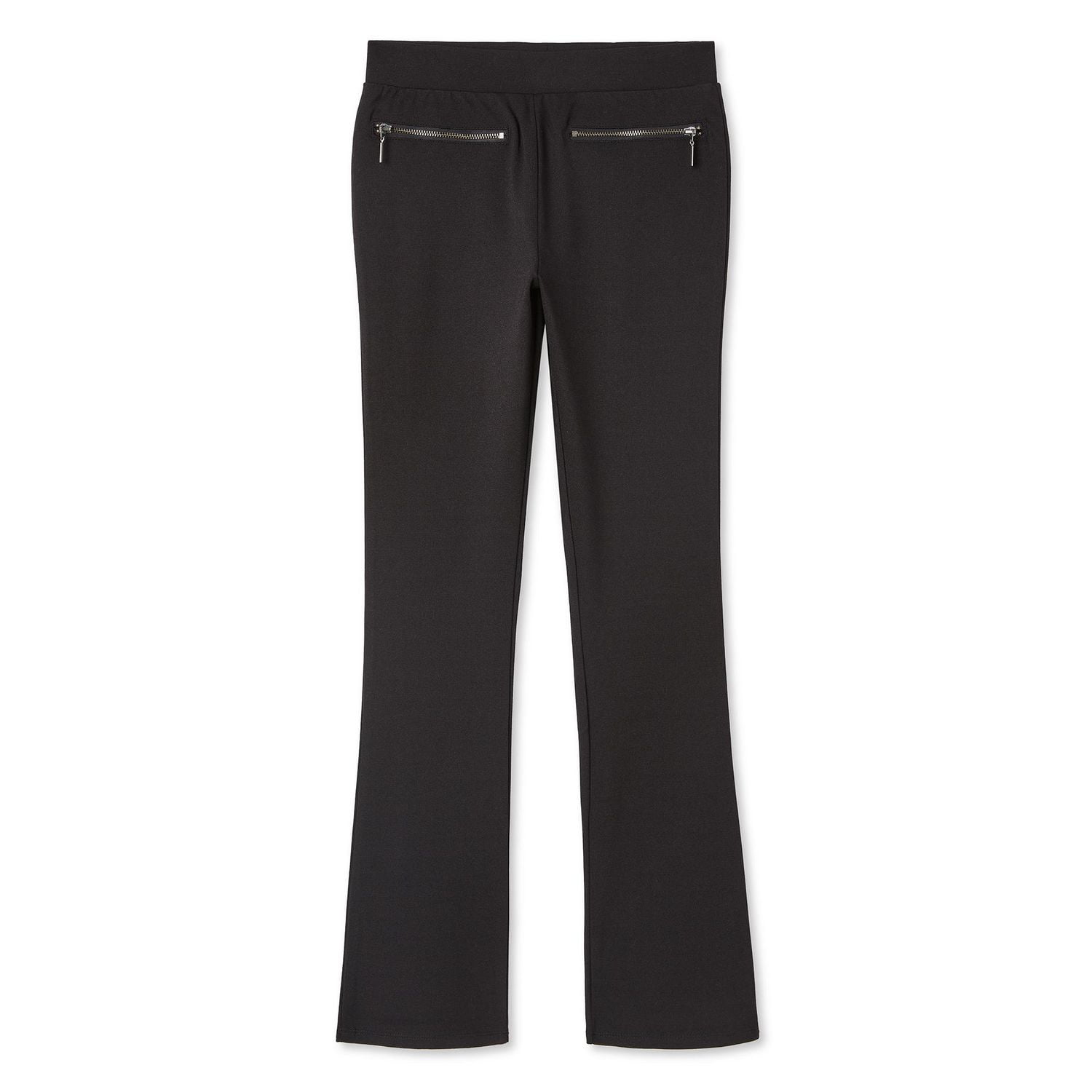 Pantalon zippé en ponte avec jambe évasée George pour filles