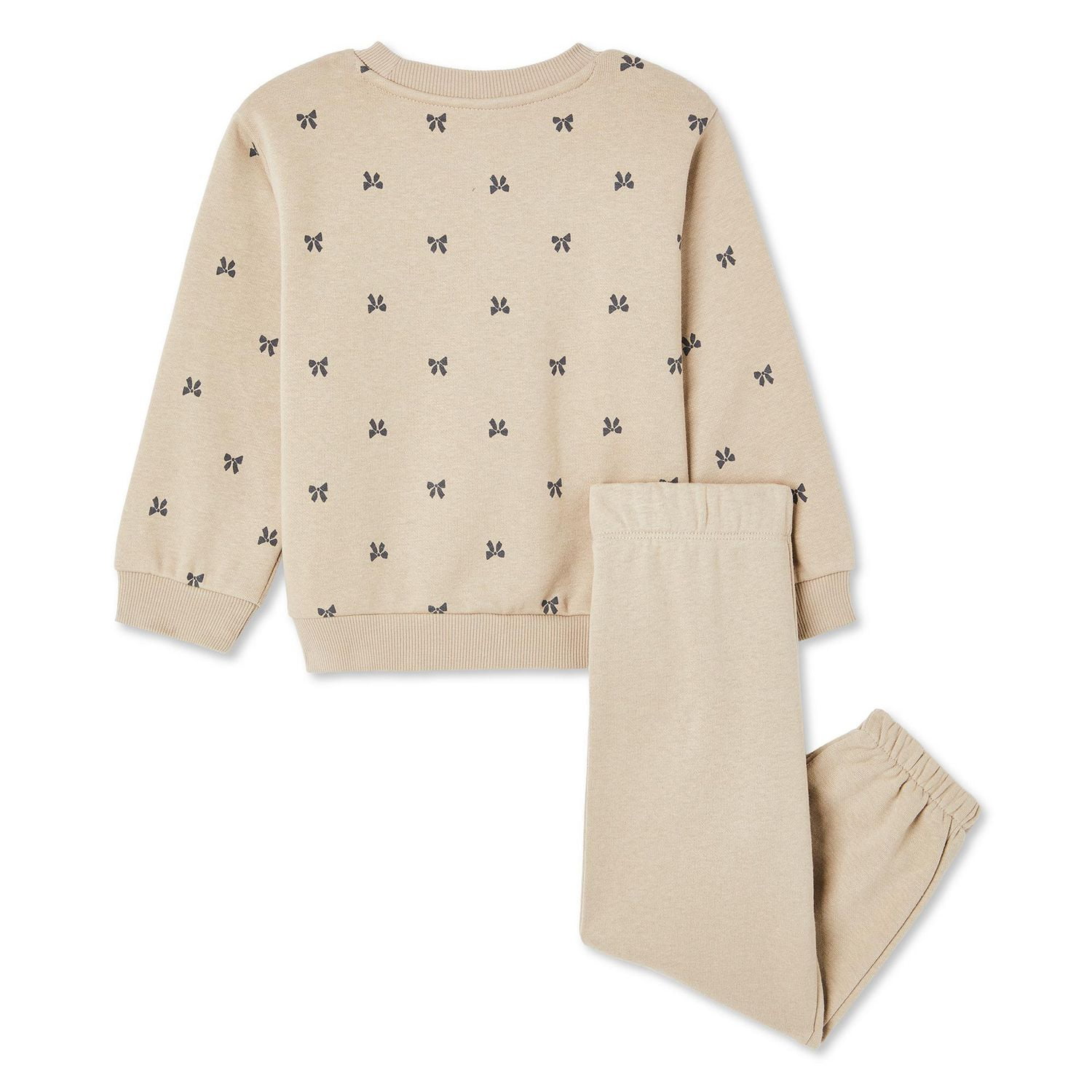 Ensemble 2 pièces avec coton ouaté George pour petites filles Tailles 2T-5T