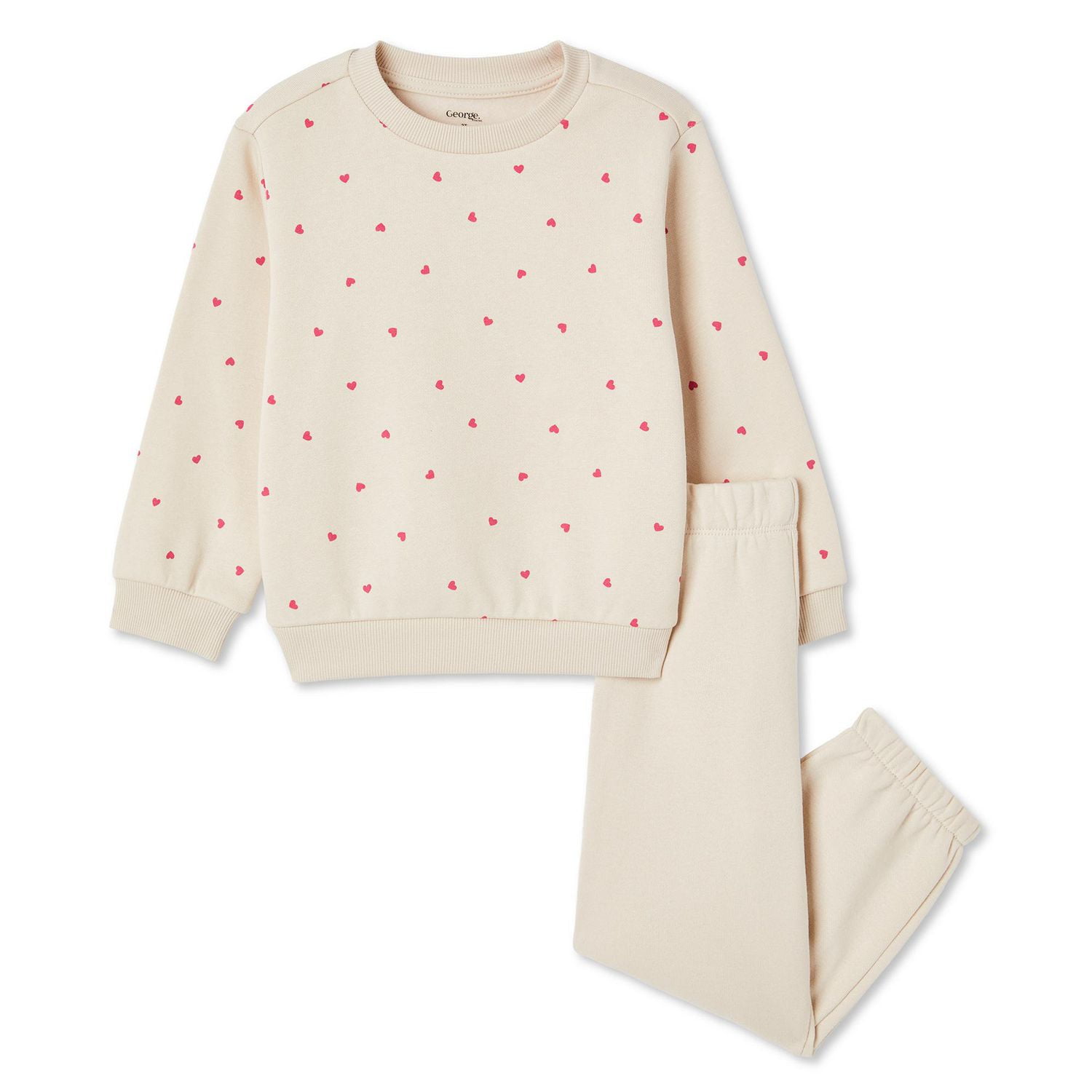 George Toddler Girls' Fleece Pullover 2-Piece Set