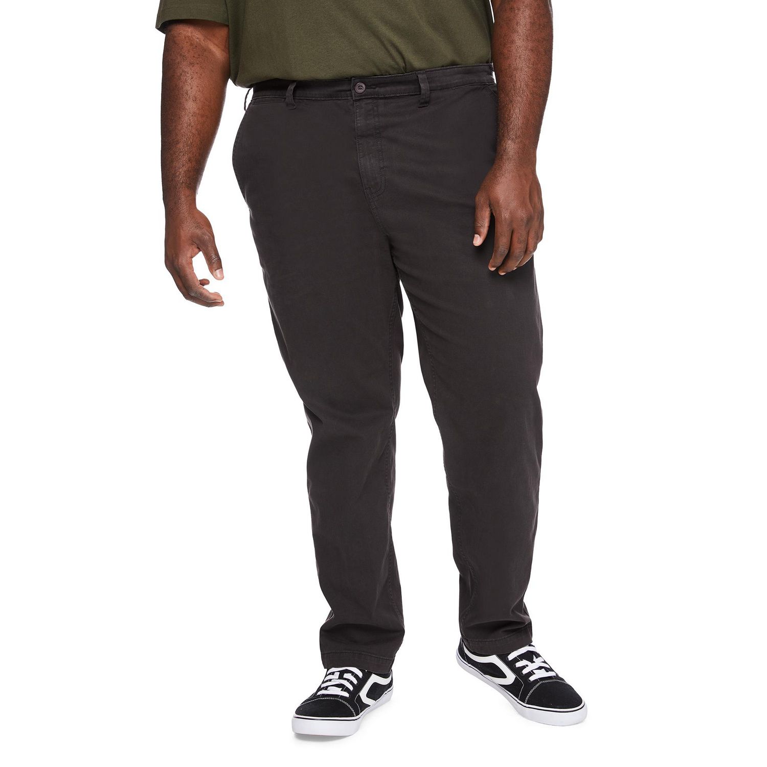 George Big Men's Slim Straight Cotton Chino Pant