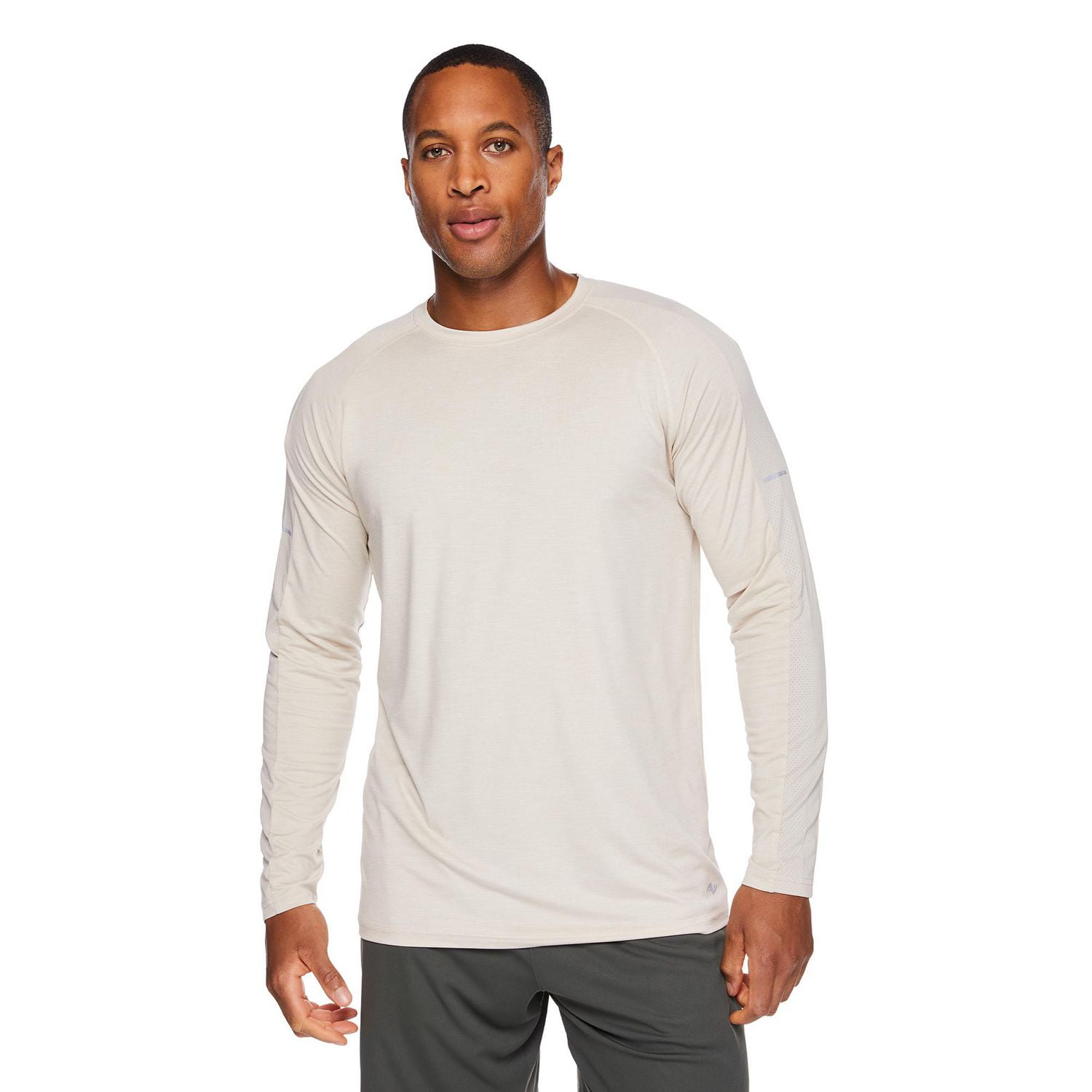 T-shirt à manches longues Athletic Works pour hommes Tailles P-TG