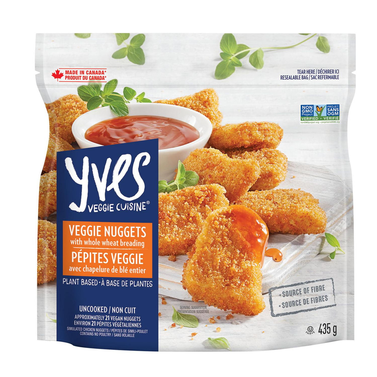 Yves Veggie Nuggets With Whole Wheat Breading Walmart Canada