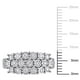 Bague Miabella avec diamants 0,50 CT poids total en argent sterling – image 3 sur 5