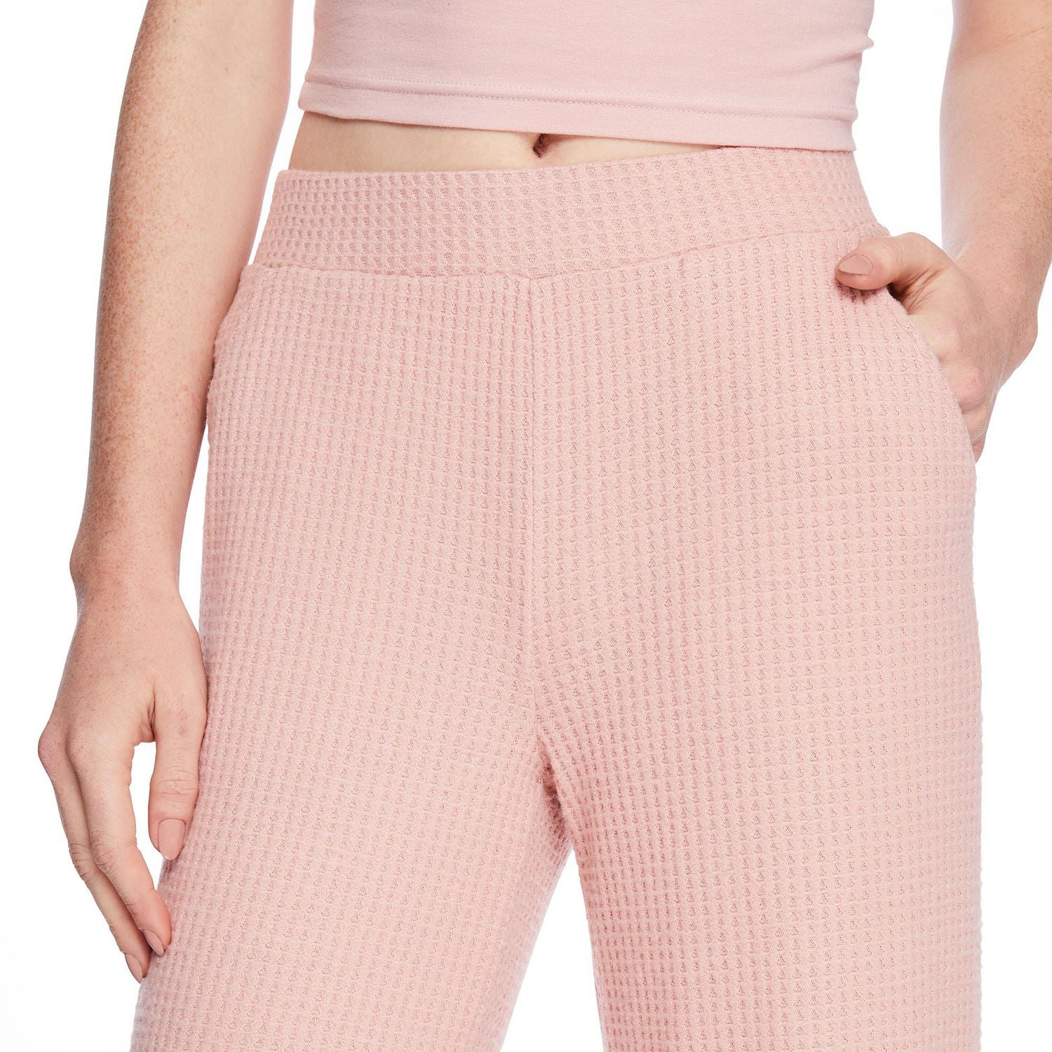 No Boundaries Women's Waffle Knit Pant