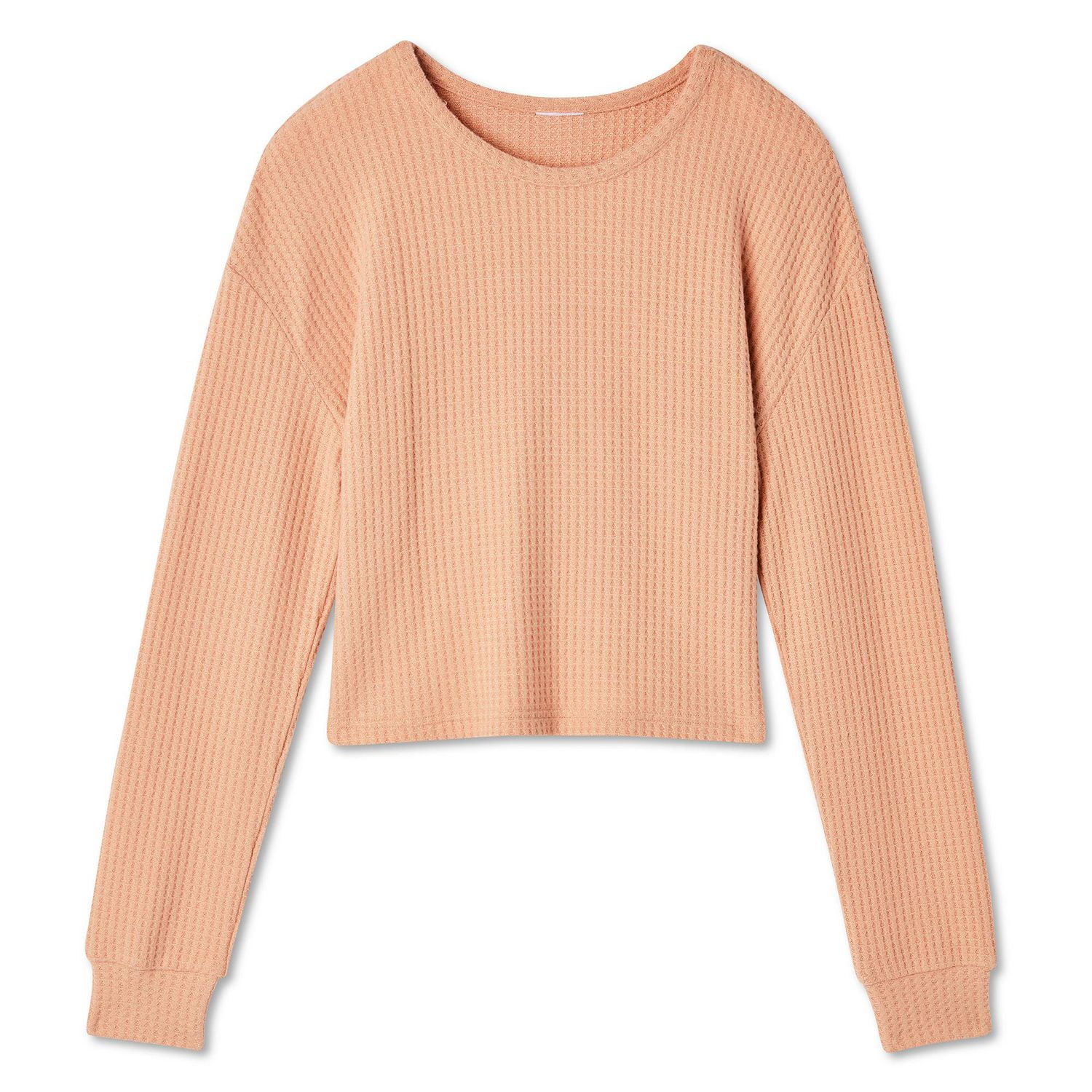 No Boundaries Women's Waffle Knit Tee