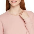 thumbnail image 4 of No Boundaries Women's Waffle Knit Tee, 4 of 6