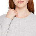 thumbnail image 4 of No Boundaries Women's Waffle Knit Tee, 4 of 6