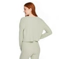 thumbnail image 3 of No Boundaries Women's Waffle Knit Tee, 3 of 6