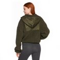 thumbnail image 3 of No Boundaries Women's Cropped Sherpa Jacket, 3 of 6