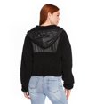 thumbnail image 3 of No Boundaries Women's Cropped Sherpa Jacket, 3 of 6