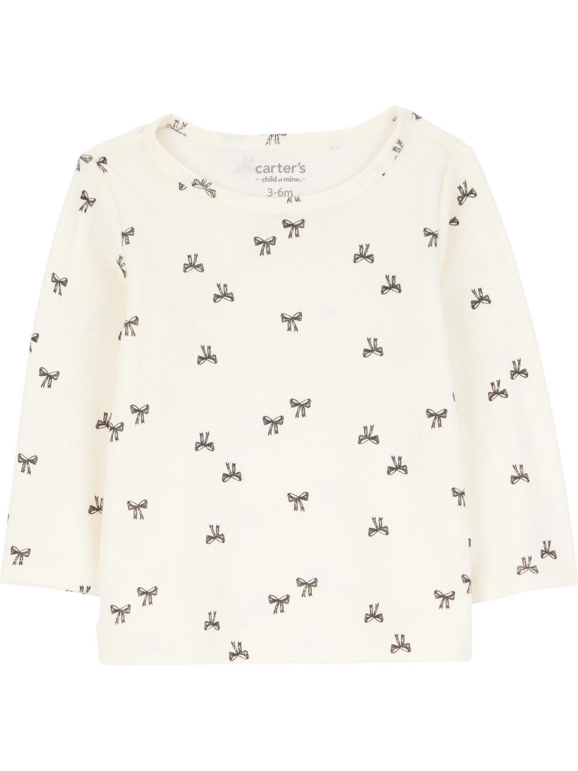 Carter's Child of Mine Baby Girls' Jumper Set - Black Bows, Sizes: Preemie 24 Months