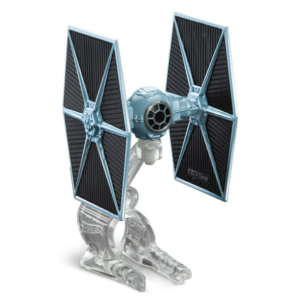 Véhicule Hot Wheels vaisseau spatial de Chasseur TIE bleu de Star Wars