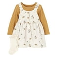 thumbnail image 1 of Carter's Child of Mine Baby Girls' Jumper Set - Gold Floral, 1 of 5