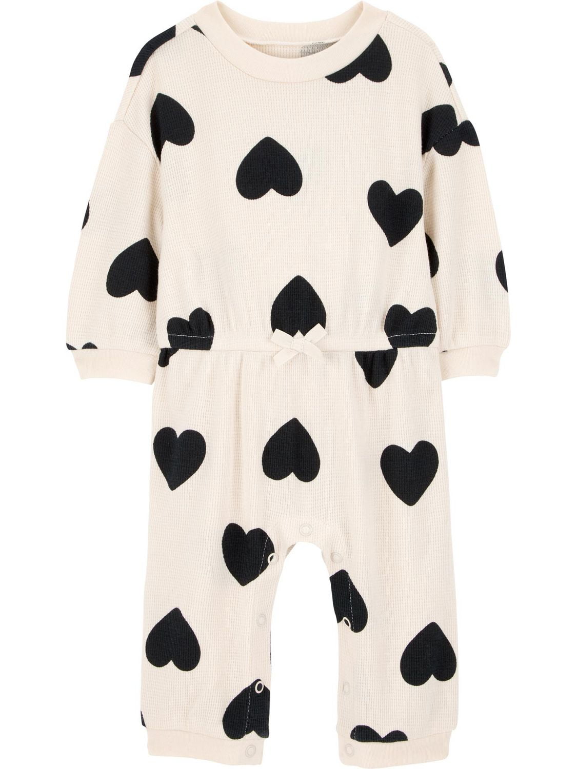 Carter's Child of Mine Baby Girls' 2-Piece - Black and White Heart