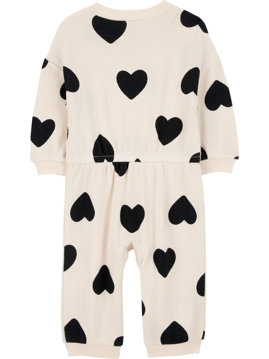 Carter's Child of Mine Baby Girls' 2-Piece - Black and White Heart
