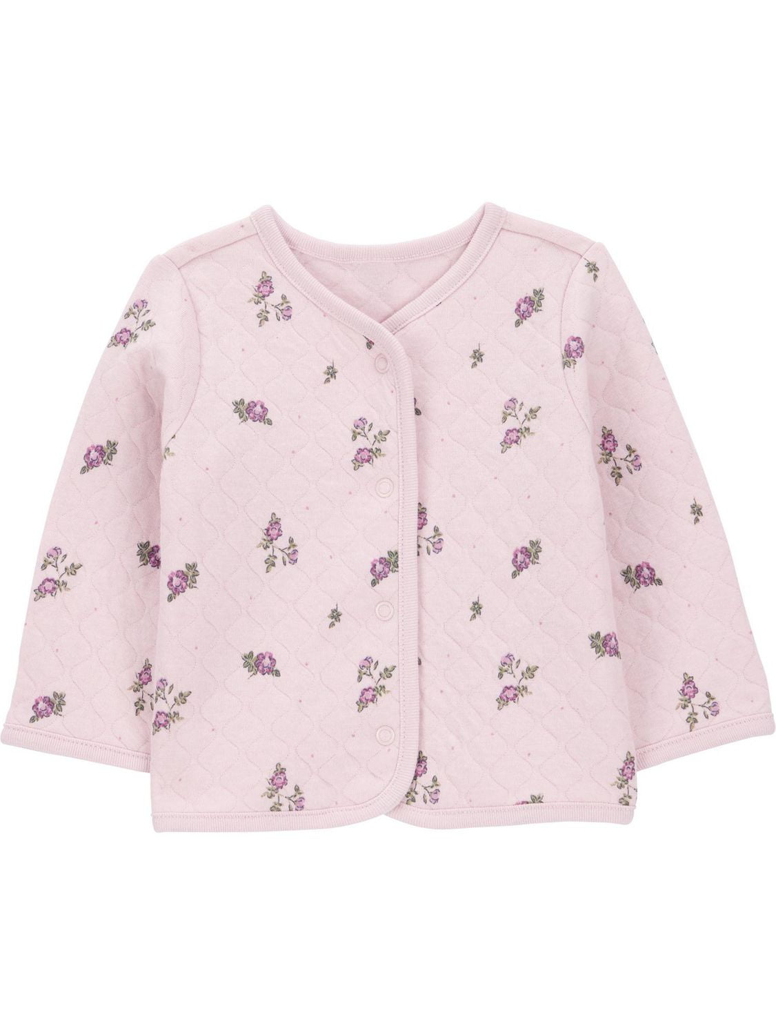 Carter's Child of Mine Baby Girl's Cardigan Set - Purple Floral