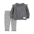 thumbnail image 1 of Carter's Child of Mine Baby Girls' 2-Piece Set - Black Micro Floral, 1 of 4