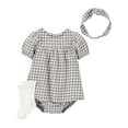 thumbnail image 1 of Carter's Child of Mine Baby Girls' Dress Set - Plaid, 1 of 4