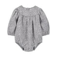 thumbnail image 2 of Carter's Child of Mine Baby Girls' Bubble Set - Black Micro Floral, 2 of 4