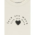 thumbnail image 4 of Carter's Child of Mine Baby Girls' Cardigan Set - Black and White Heart, 4 of 7