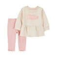thumbnail image 1 of Carter's Child of Mine Baby Girls' 2-Piece Set - Pink Rookie, 1 of 3