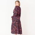thumbnail image 4 of DV L/S wrap V-neck maxi dress, 4 of 6