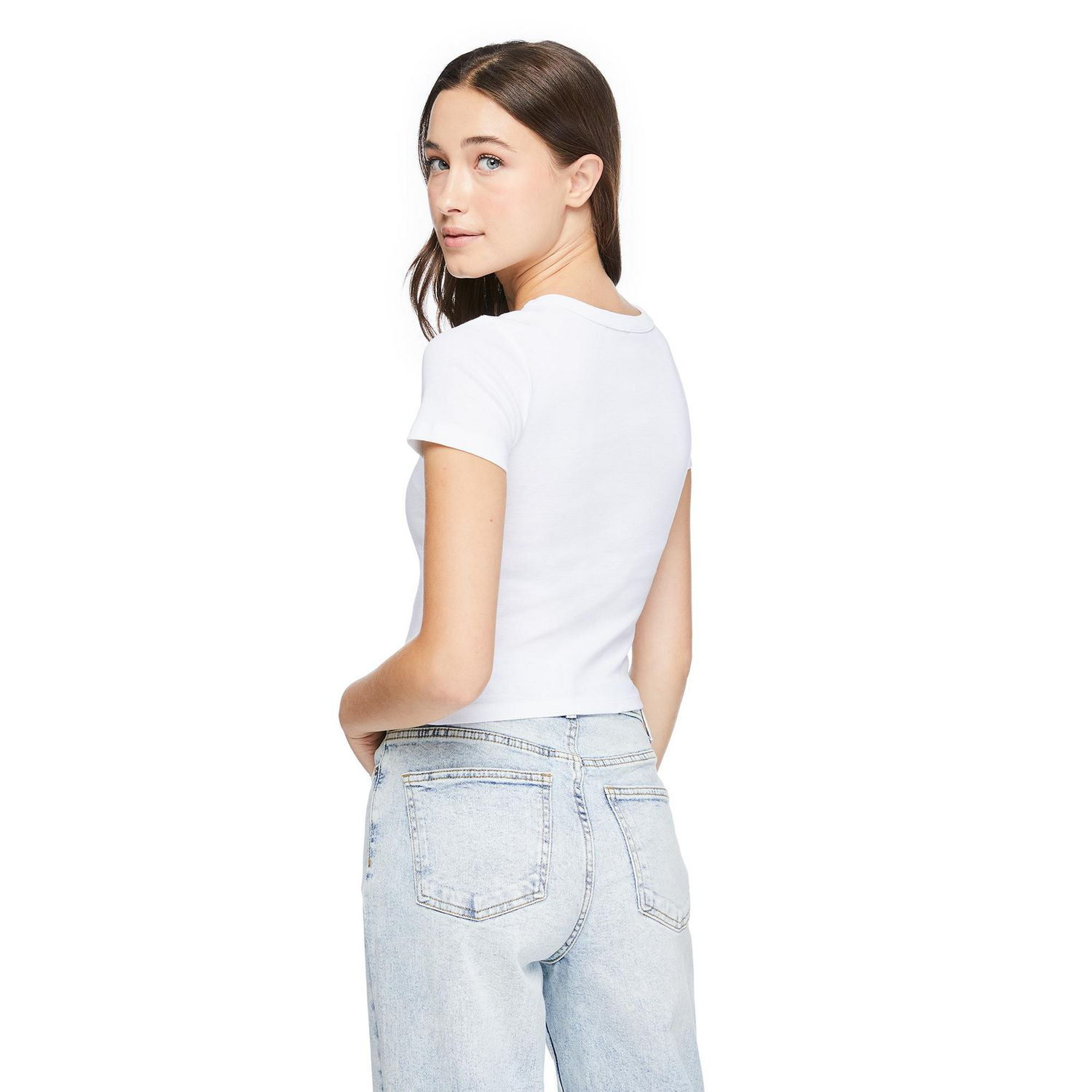 No Boundaries Women's Short Sleeve Tee