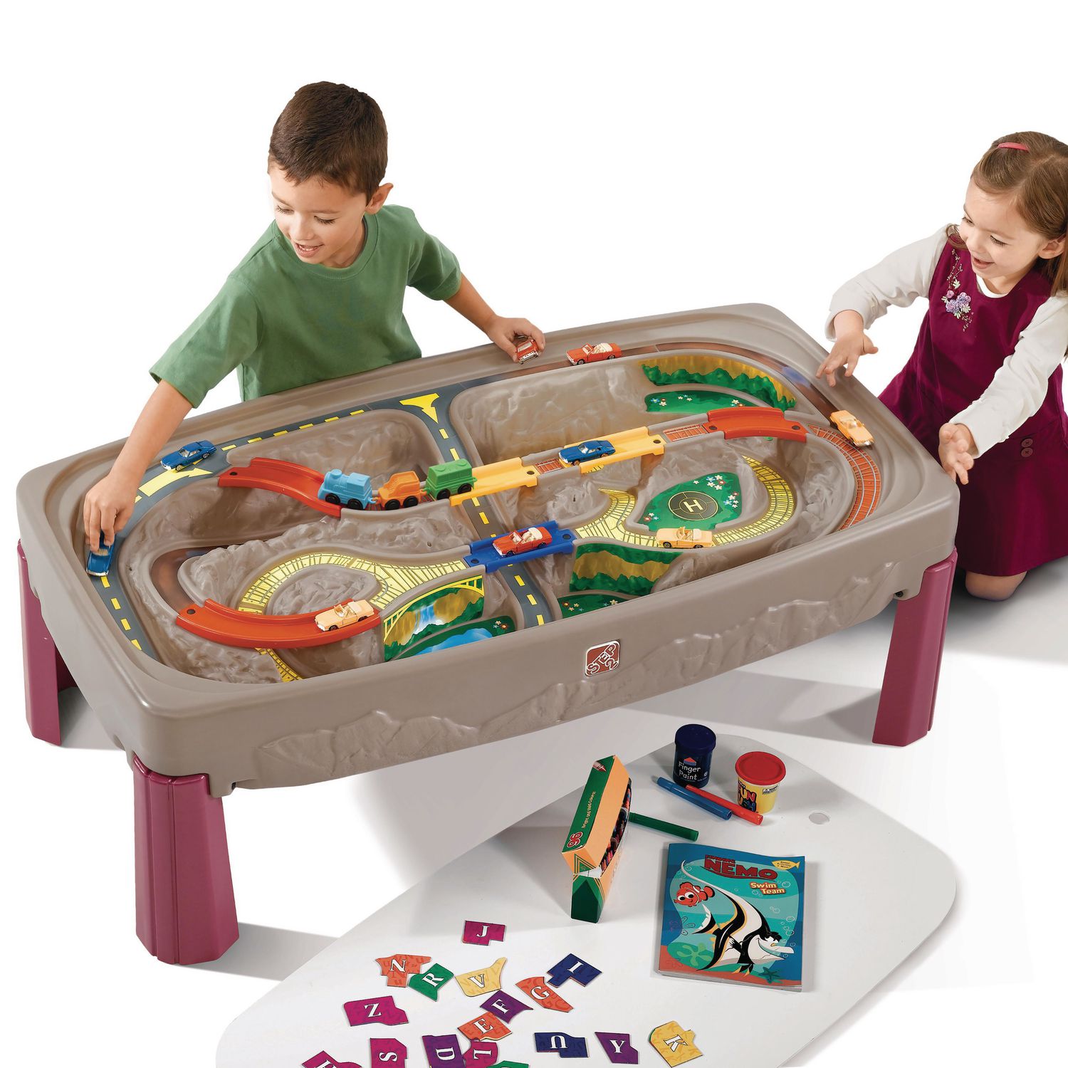 Step2 Deluxe Canyon Road Train Track Table Walmart Canada