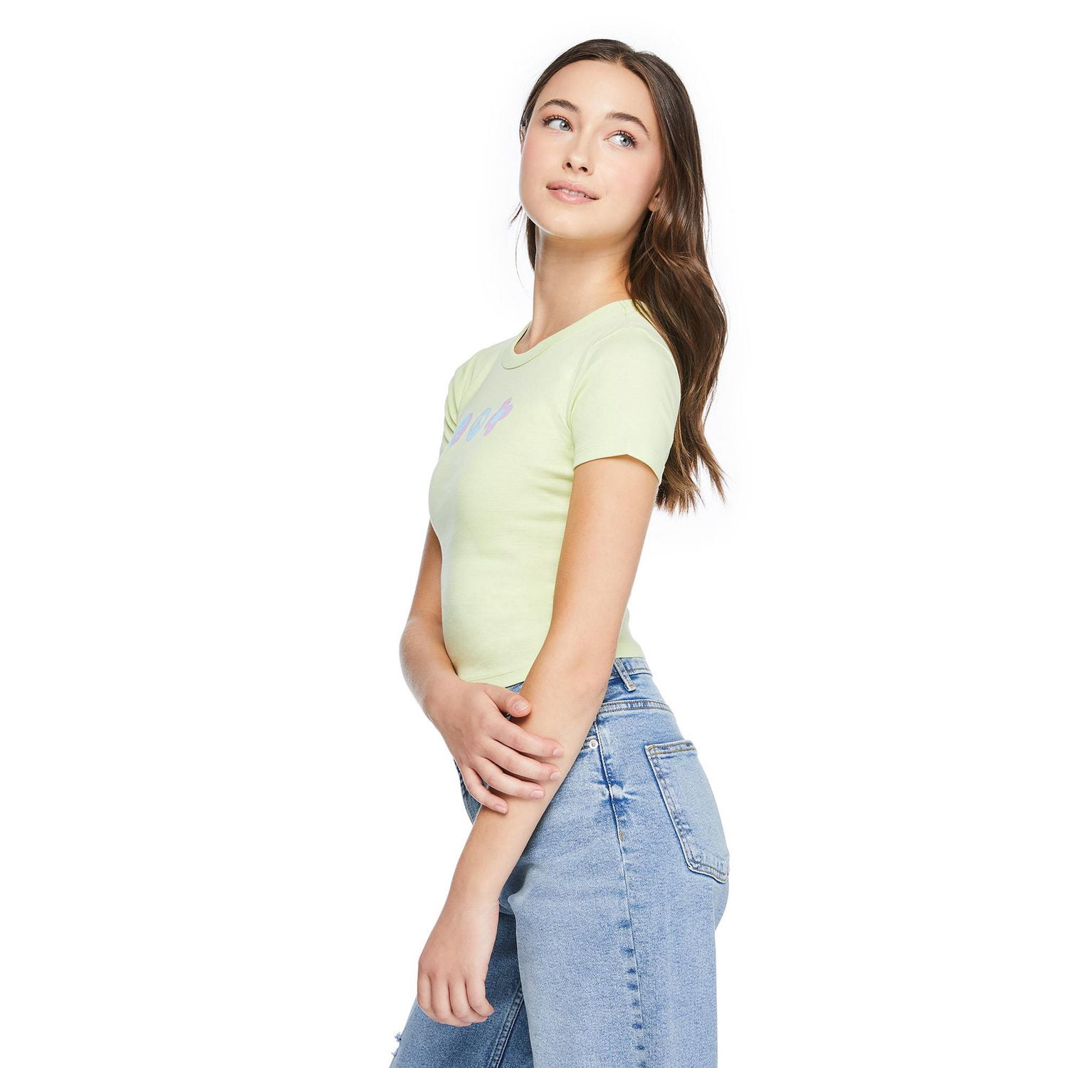 T-shirt à manches courtes No Boundaries pour femmes