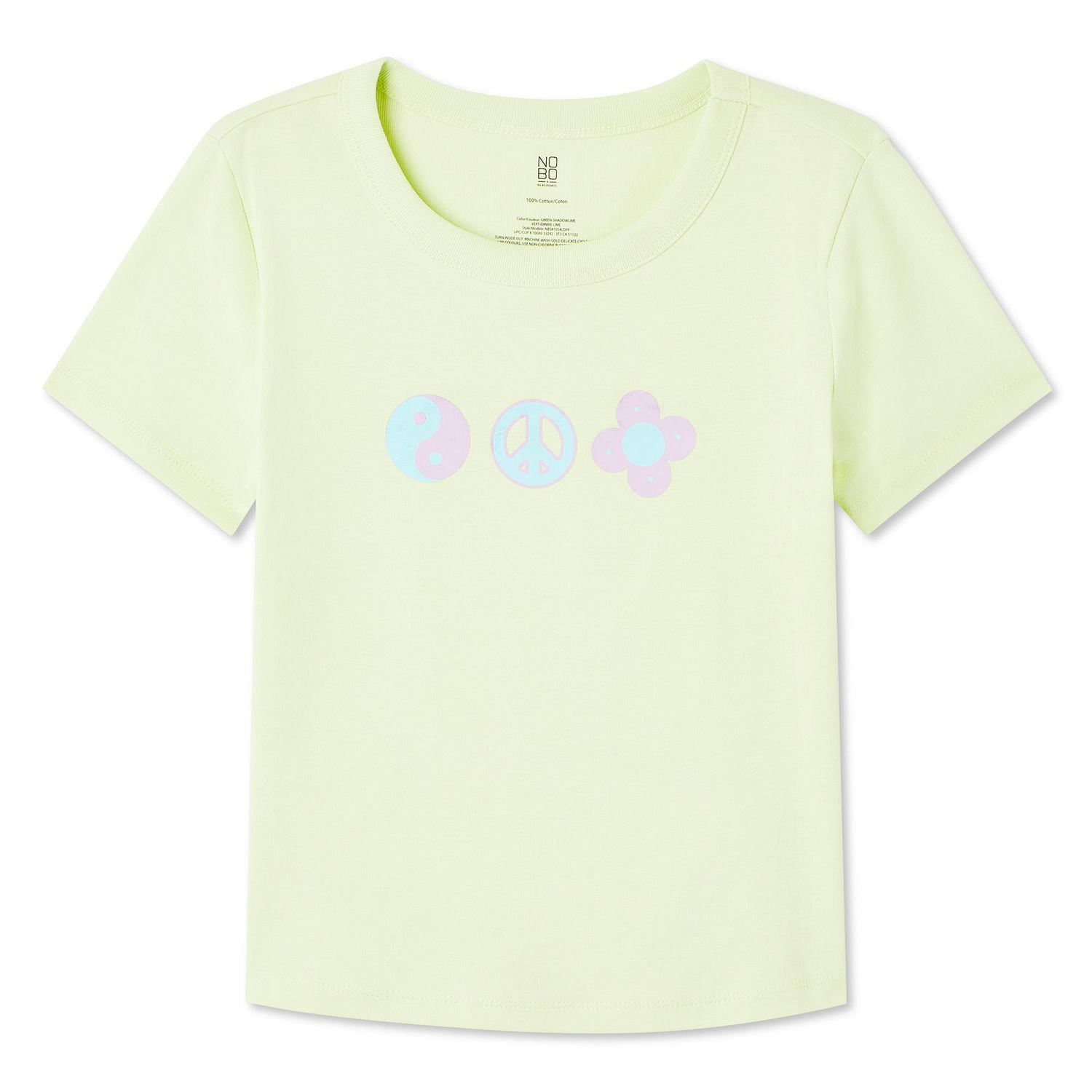 T-shirt à manches courtes No Boundaries pour femmes