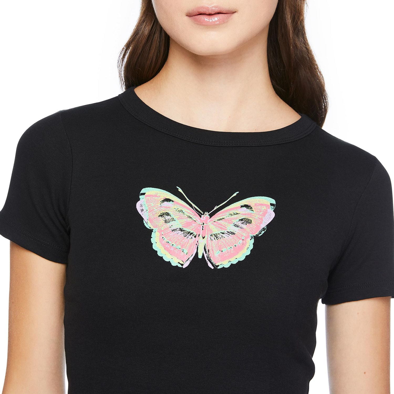 No Boundaries Women's Short Sleeve Tee